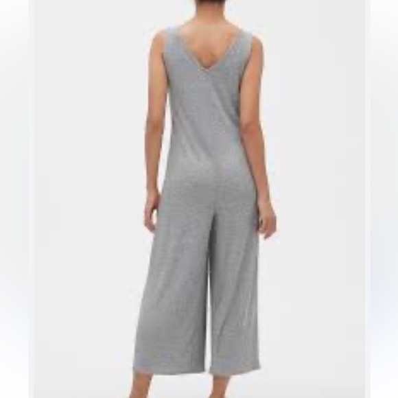 GAP Pants - Gap soft spun wide leg gray jumpsuit